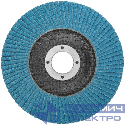 Круг лепестковый торцевой циркониевый Profi Plus 125х22.2мм Р60 80 лепестков Cutop 72-12560