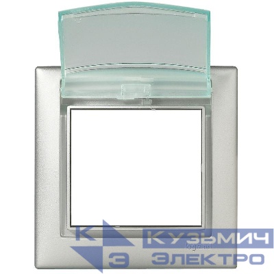 Рамка 1-м Valena IP44 алюм. Leg 770150