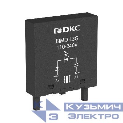 Модуль индикации и защиты RC-цепочка 110-240В AC/DC DKC BIMD-RC3