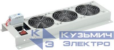 Панель вентиляторная с выключателем и термостатом 3 мод. сер. ITK FM35-32M