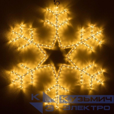 Фигура ARD-SNOWFLAKE-M4-750x750-324LED Warm (230В 18Вт) (IP65) Ardecoled 034252