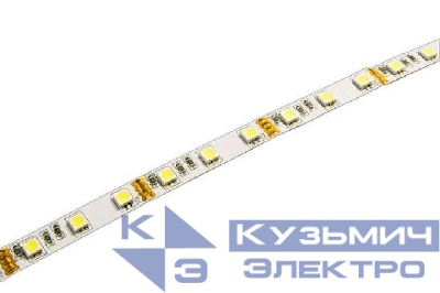Лента светодиодная PLS 5050/60-12V 14.4Вт/м RGB разноцвет. IP20 (уп.5м) JazzWay 1001955