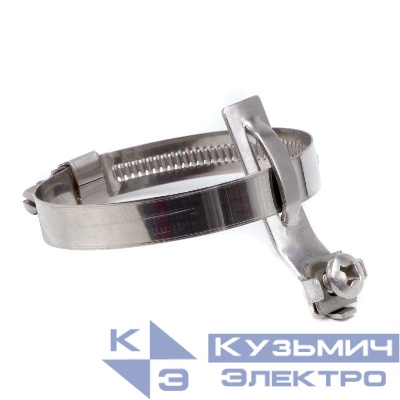 Хомут для заземления для металлорукава и жестких труб 50-70мм нерж. сталь DKC 6059-40T