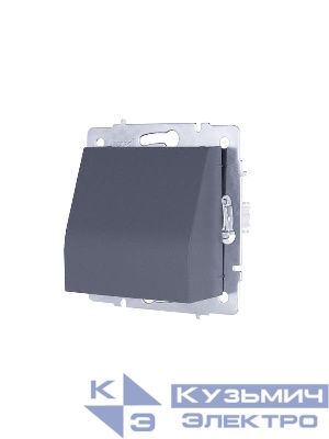 Вывод кабеля СП VESNA IP20 механизм графит. LEZARD 742-3488-197