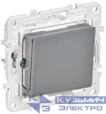 Выключатель карточный SKANDY 30А SK-V15Gr сер. IEK SK-V11-0-10-K03