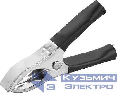 Зажим "крокодил" 30А 80 859 OAC-30A-75-B25 черн. ОНЛАЙТ 80859