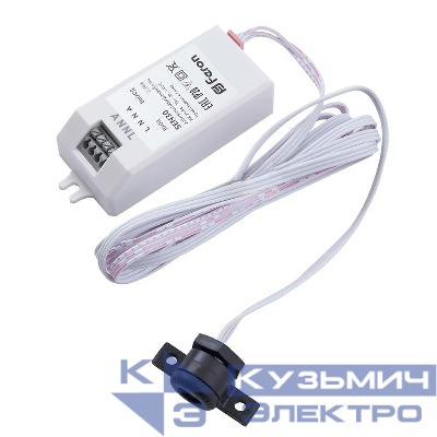 Датчик движения 230В 500Вт 5-8см 30град. бел. с 1.5м кабелем SEN30 FERON 22068