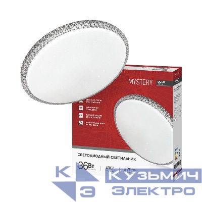 Светильник светодиодный DECO MYSTERY 36Вт 4000К 3240лм 230В 510х70мм IN HOME 4690612063423