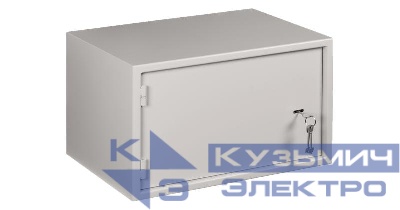 Шкаф антивандальный 7U 520х320х400мм с дверью на петлях настенный сер. NETLAN EC-WS-075240-GY