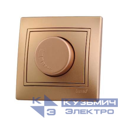 Светорегулятор СП 1000Вт Mira зол. метал. LEZARD 701-1313-157