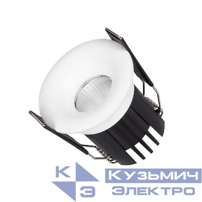 Светильник светодиодный MS-FOGGY-BUILT-R45-5W Warm3000 (WH 36 deg 230В) IP54 металл Arlight 044621