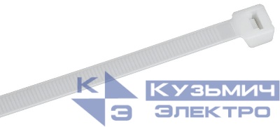 Хомут 8.8х610мм P6.6 стандартный бел. (уп.100шт) IEK UHH30-D088-610-100-K01