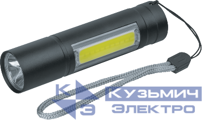 Фонарь NPT-KC06-ACCU 1LED(1Вт)+1СOB LED(3Вт) 3реж. брелок алюм. NAVIGATOR 14662