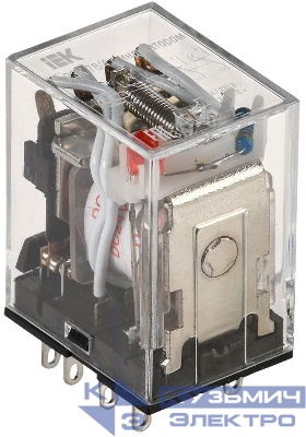 Реле РЭК 78-4(MY4) с инд. 3А 24В DC IEK RRP20-4-03-024D-LED