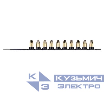 Монтажный патрон в кассете M10-5 для DX76, DX750 (кал. 6,8/18 M10, черный, 100 шт/уп) FEDAST