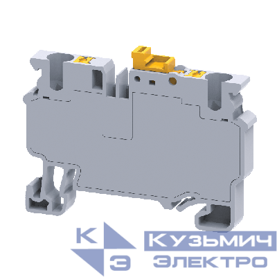 Клемма с ножевым размыкателем push-in OptiClip CPK-4-MT-N-I сер. КЭАЗ 331879