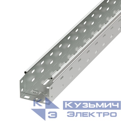 Лоток листовой перфорированный 100х100 L3000 сталь 0.7мм гор. оцинк. DKC 35341HDZ