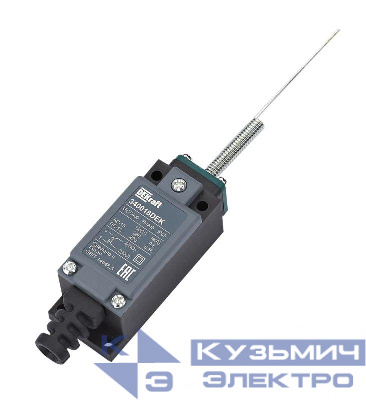 Выключатель концевой 1НО1НЗ "Кошачий ус" пласт. DEKraft 34018DEK