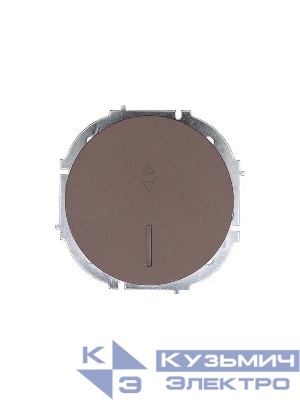 Выключатель проходной 1-кл. СП OSEN 10А IP20 с подсветкой механизм шоколад LEZARD 743-7388-114