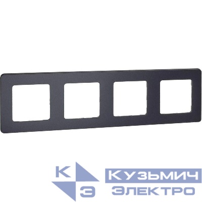 Рамка 4-м Inspiria антрацит IEK 673963