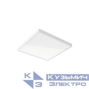 Светильник светодиодный A070 2.0 595х595х50 45Вт 4000К IP40 встраив. накладной офисный аварийный с опаловым рассеив. EM VARTON V1-A0-00070-01OPA-4004540
