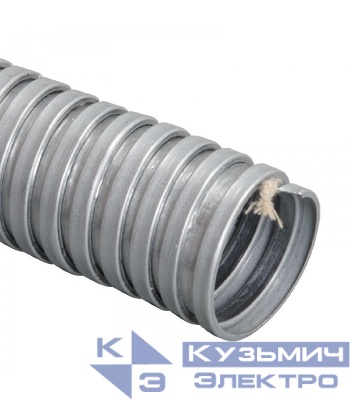 Металлорукав, РЗ-Ц-Х (оцинкованная сталь) с хлопчатобумажной нитью, d 25мм, 25м