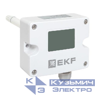 Преобразователь влажности и температуры канальный 0-10В EKF THT-102-V