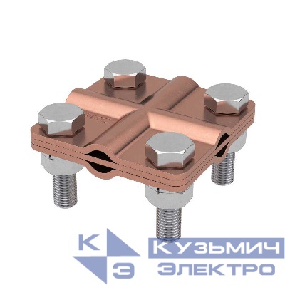 Соединитель крестовой пруток- пруток d10мм медь DKC NG3109CU