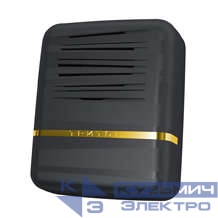 Звонок проводной Элегия соловей 220В 80-90дБА черн./зол. МОНОМАХ ЭЗ-05