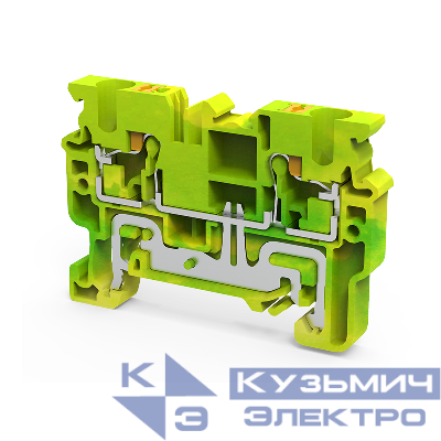 Клемма заземляющая push-in OptiClip CPG-4-PE-I-(0.2-4)-PEN КЭАЗ 331855