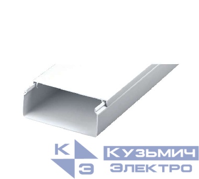 Кабель-канал 100х40 L2000 с двойн. замком пластик Урал Пак КК-19100040-024