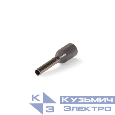 Наконечник штыревой втулочный изолированный НШВИ 0.75-8 ЕВРО сер. КВТ 103198