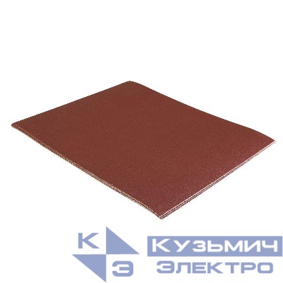 Шкурка шлифовальная 230х280мм Р180 водостойкая в листах на тканевой основе (уп.10шт) Kranz KR-91-1307