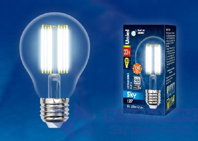 Лампа светодиодная LED-A70-23W/4000K/E27 /CL PLS02WH Sky 23Вт прозрачная 4000К нейтр. бел. (упак. картон) Uniel UL-00005898