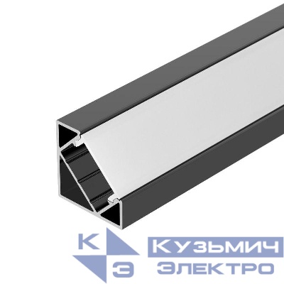 Профиль SL-KANT-H18-2000 BLACK L2000 алюм. Arlight 049430