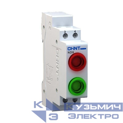 Индикатор ND9-2/gr AC/DC 230В (LED) (R) красн./зел. CHINT 594138