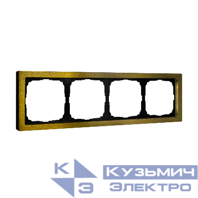 Рамка 4-м ArtGallery Pure метал. зол. SE GAL312404