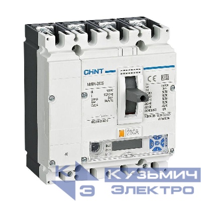Выключатель автоматический 4п 32А 70кА NM8N-250Q EM с электр. расцеп. LCD (R) CHINT 271396