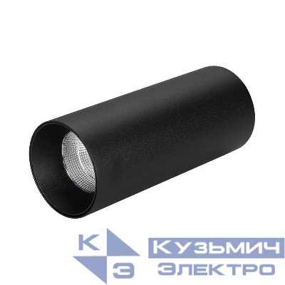 Светильник светодиодный SP-POLO-SURFACE-R65-8W Warm3000 BK-BK 40 deg IP20 метал. Arlight 027506