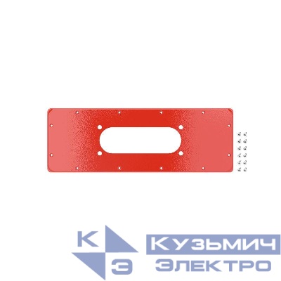 Фланец для монтажа кабельного ввода FL21 для корпусов ST тип 4 443х153мм красн. RAL3020 DKC R5FPST02-RAL3020