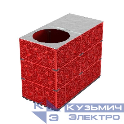 Колодец пластиковый для кабельной канализации 1500х750х1125 под разгрузочную плиту (без люка) DKC 281500UP