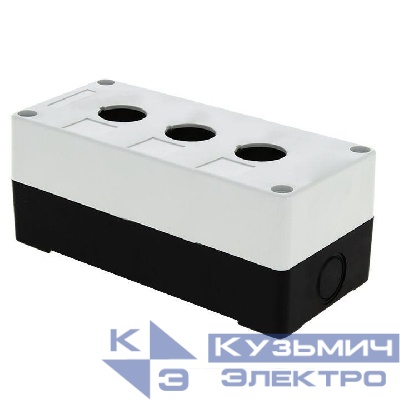 Корпус КП 103 3 кнопки белый EKF cpb-103-w