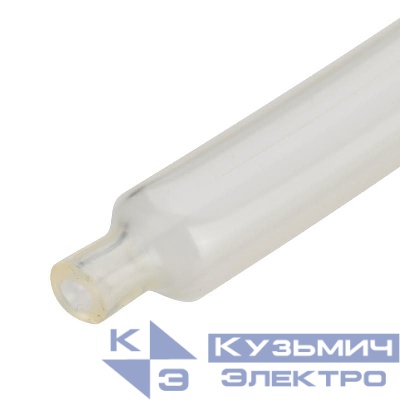 Трубка термоусадочная клеевая ТТК-(3:1)-9/3 прозр. 1м КВТ 59685