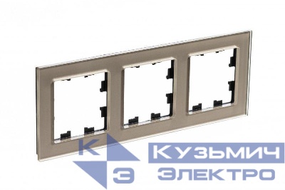 Рамка 3-м AtlasDesign Nature стекло шампань SE ATN320503