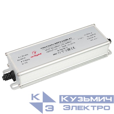 Блок питания ARPV-24250-A1 24В 10.4А 250Вт IP67 метал. 3 года Arlight 031514