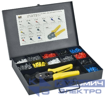 Набор наконечников №2 тип Е/НГИ2 с клещ. обж. КО-04 IEK UNE10-N02-13-3451
