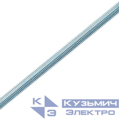 Шпилька резьбовая М14 DIN 975 L1000 класс прочн. 4.8 цинк. СТРОЙМЕТИЗ УТОРМ966661