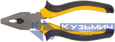 Плоскогубцы комбинированные "Стайл" мягкие прорезин. ручки молибденовое покрытие 160мм FIT 50626