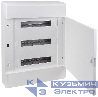 Щиток Тусо открытая проводка на 54 модуля 648х468х116мм (непрозр. дверца) Ruvinil 68054Б