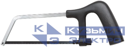 Ножовка по металлу мини "Юниор" 150мм ручка пластик. черн. FIT 40025